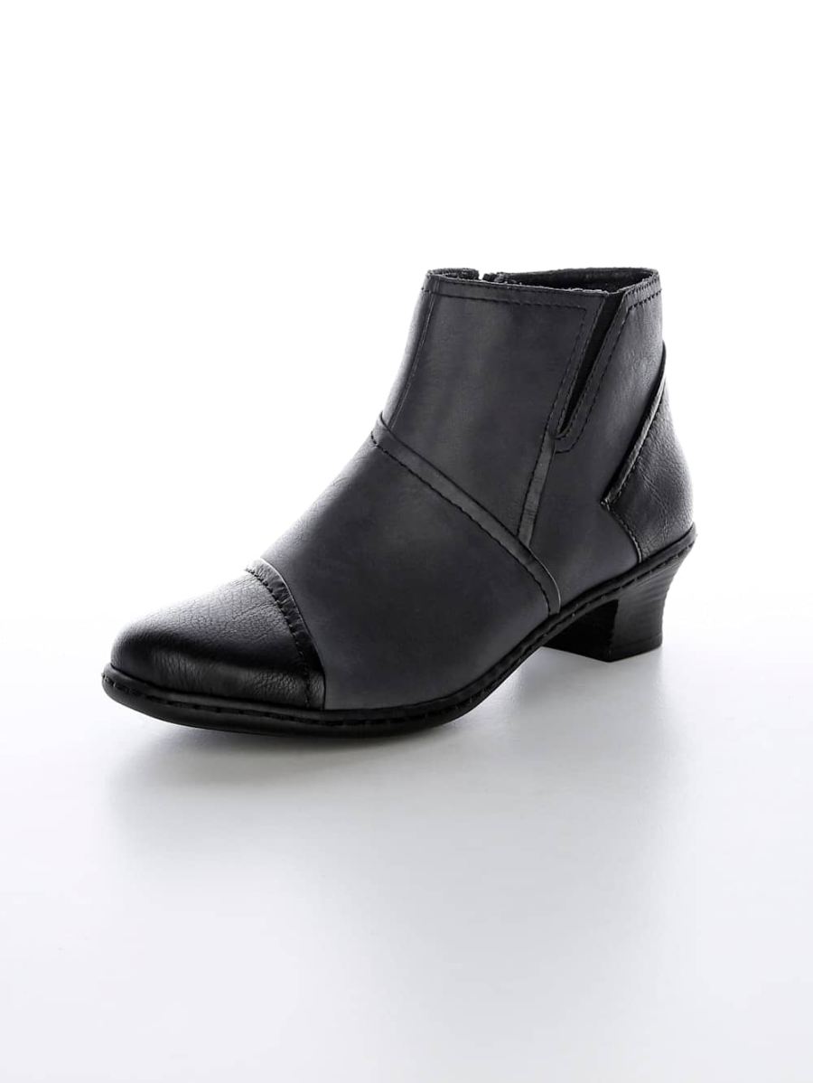 Vamos | Fur Damen Stiefelette - Schwarz