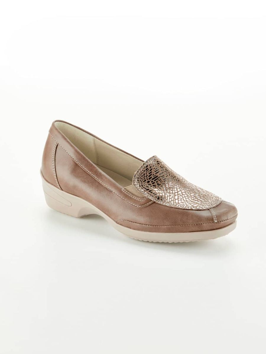 Vamos | Fur Damen Slipper TPU - Taupe