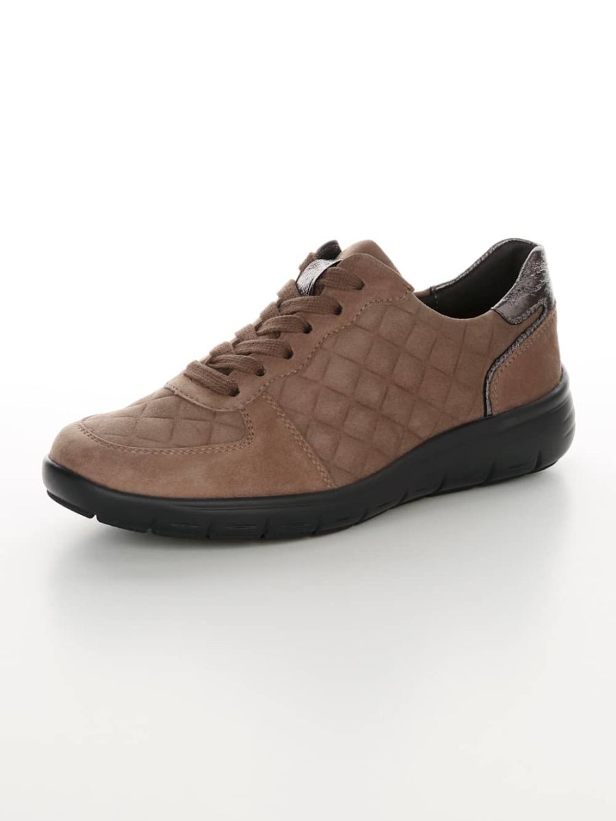 Vamos | Fur Damen Schnurschuh mit Shock-Absorber - Cognac