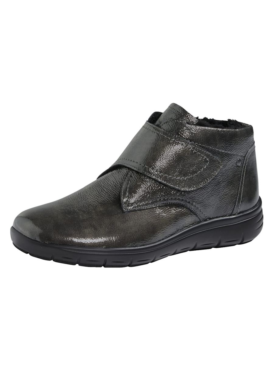 Vamos | Fur Damen Klettstiefelette mit Shock-Absorber - Grau