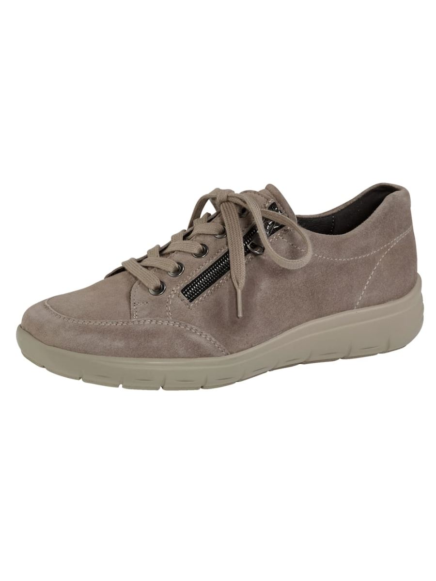 Vamos | Fur Damen Schnurschuh mit Shock-Absorber - Taupe