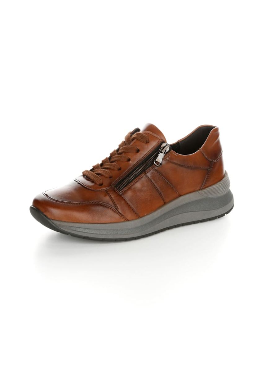 Vamos | Fur Damen Schnurschuh mit Shock-Absorber - Cognac