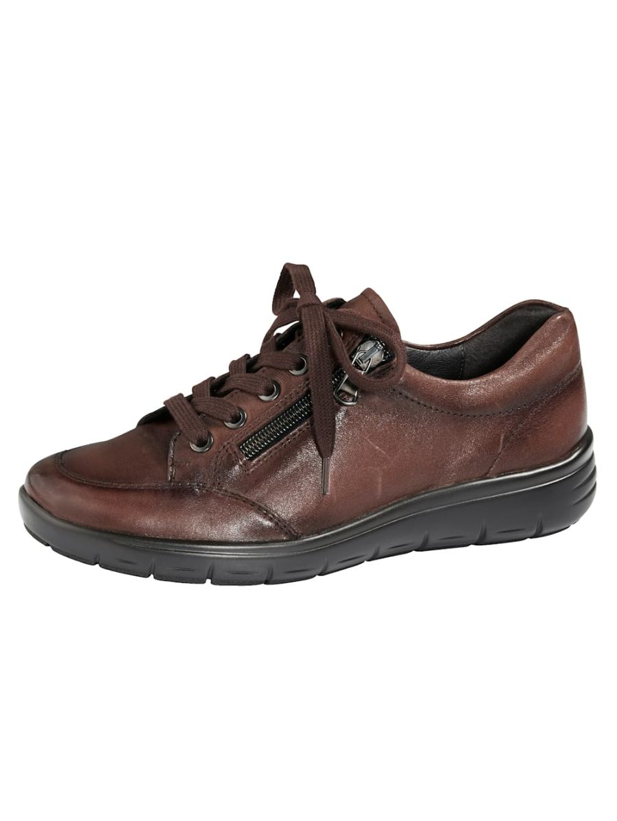 Vamos | Fur Damen Schnurschuh mit Shock-Absorber - Cognac