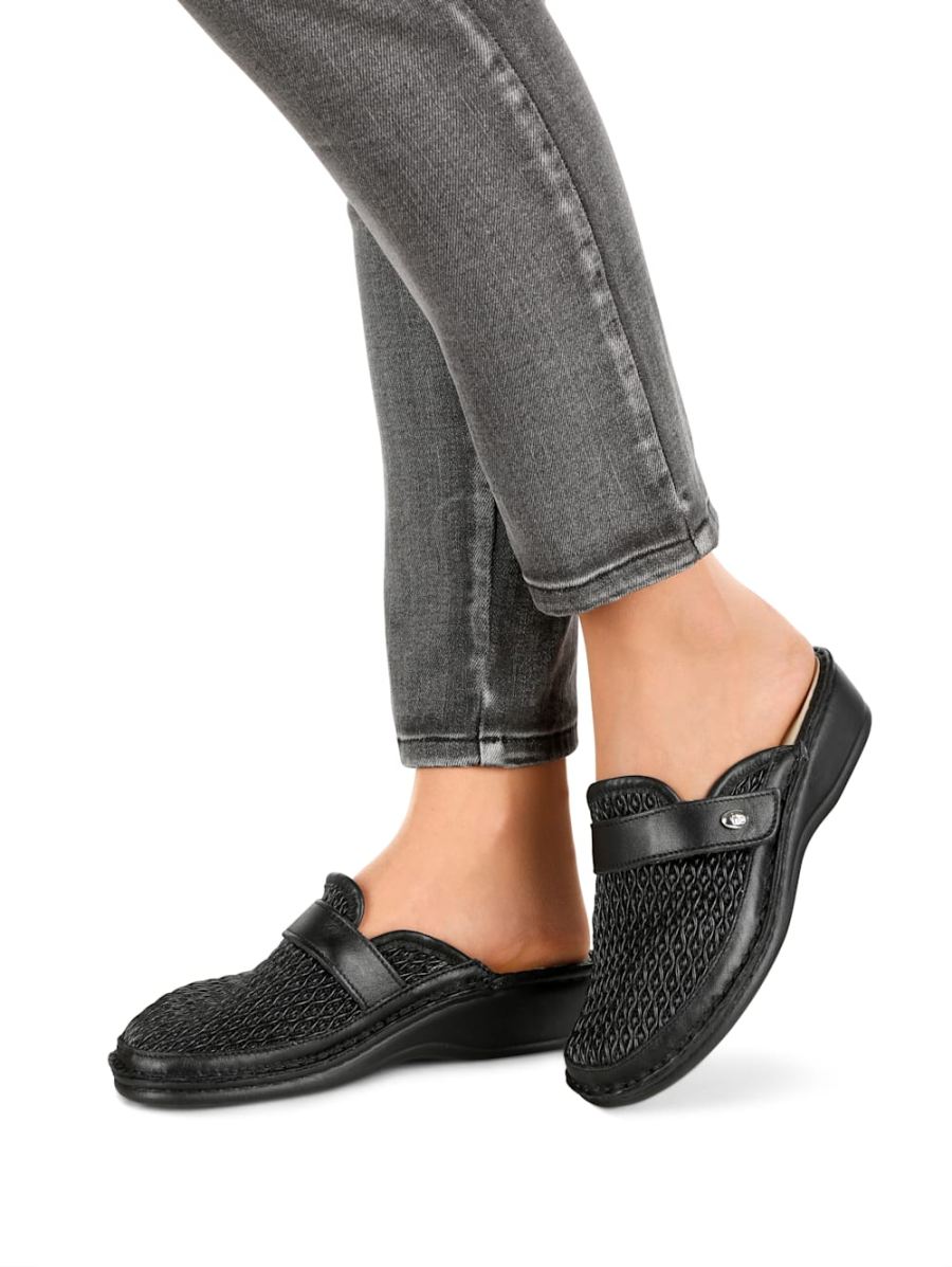 Vamos | Fur Damen Clog - Schwarz