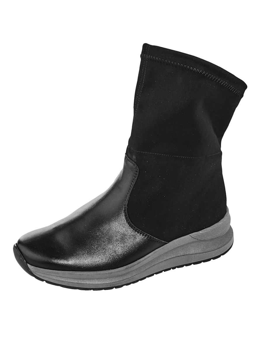 Vamos | Fur Damen Stiefelette - Schwarz