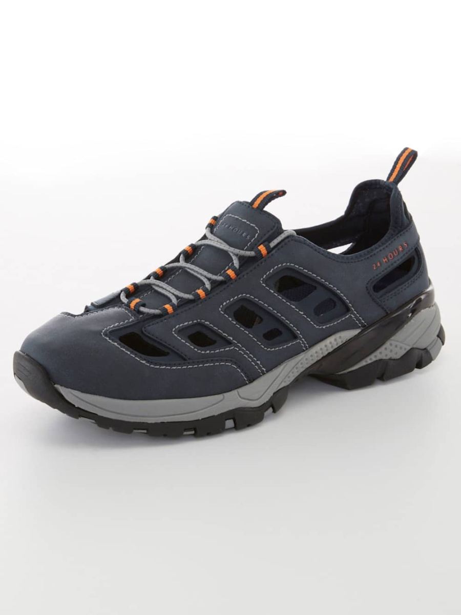 Vamos | Fur Herren Trekkingsandale mit COOLMAX? Textilfutter - Marineblau