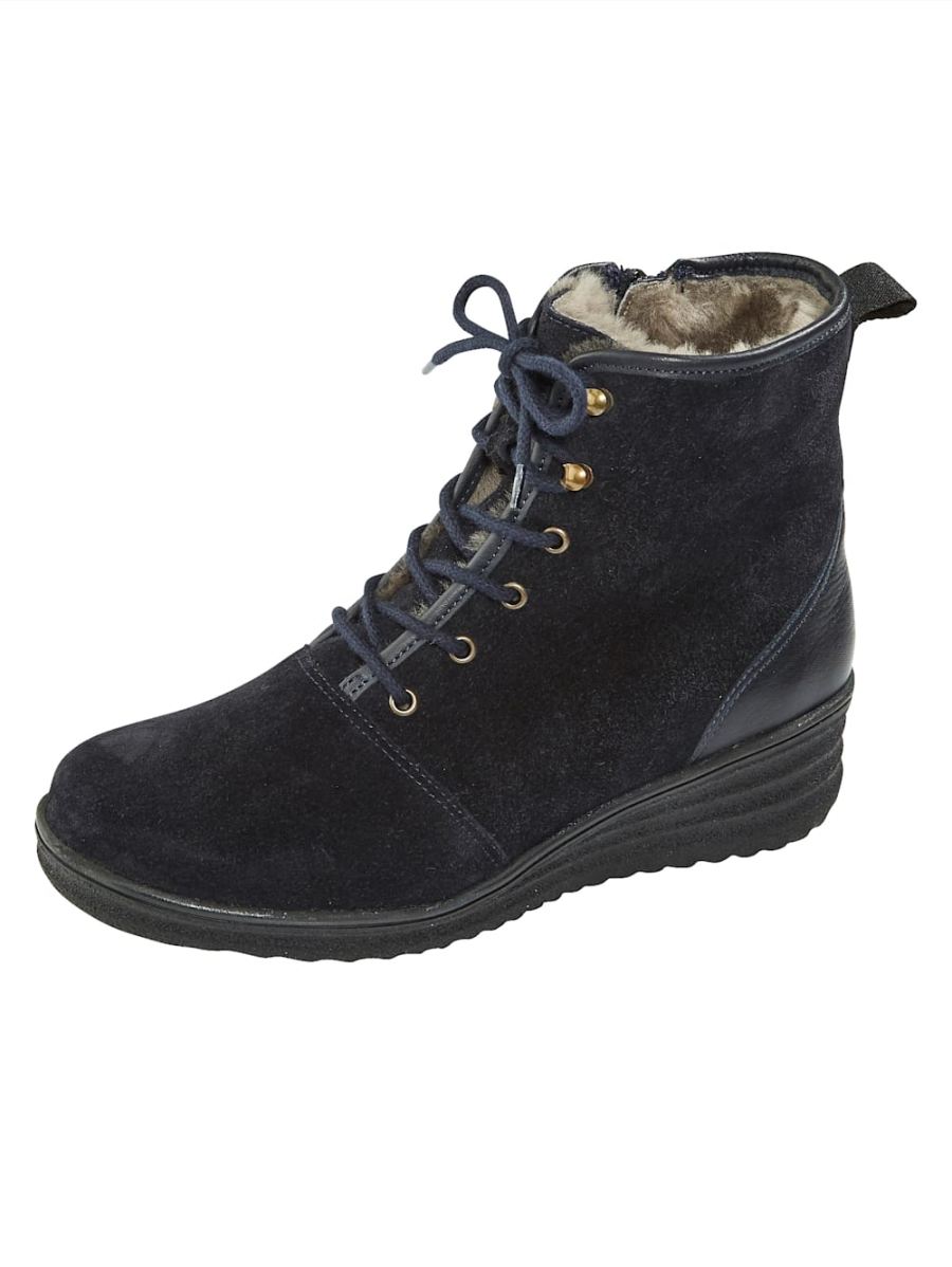 Vamos | Fur Damen Stiefelette - Dunkelblau