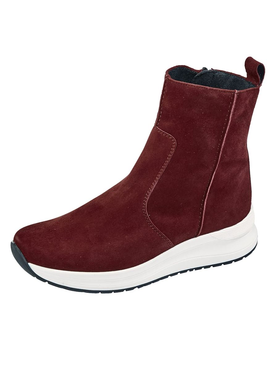 Vamos | Fur Damen Stiefelette - Bordeaux