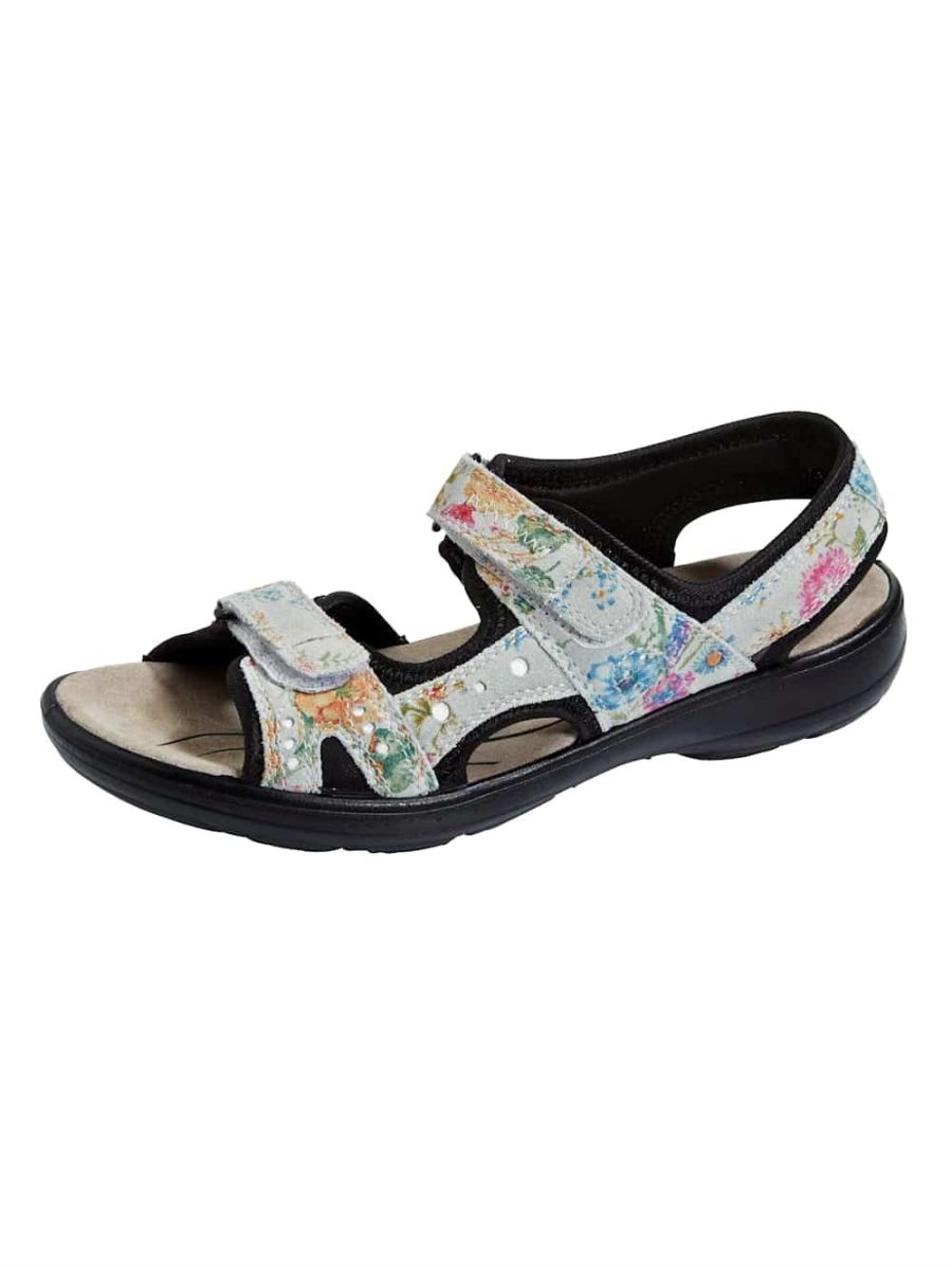 Vamos | Fur Damen Sandalen mit Klettverschlussen - Multicolor