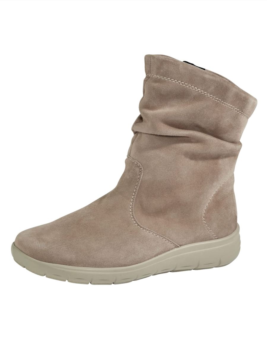 Vamos | Fur Damen Stiefelette mit Shock-Absorber - Taupe