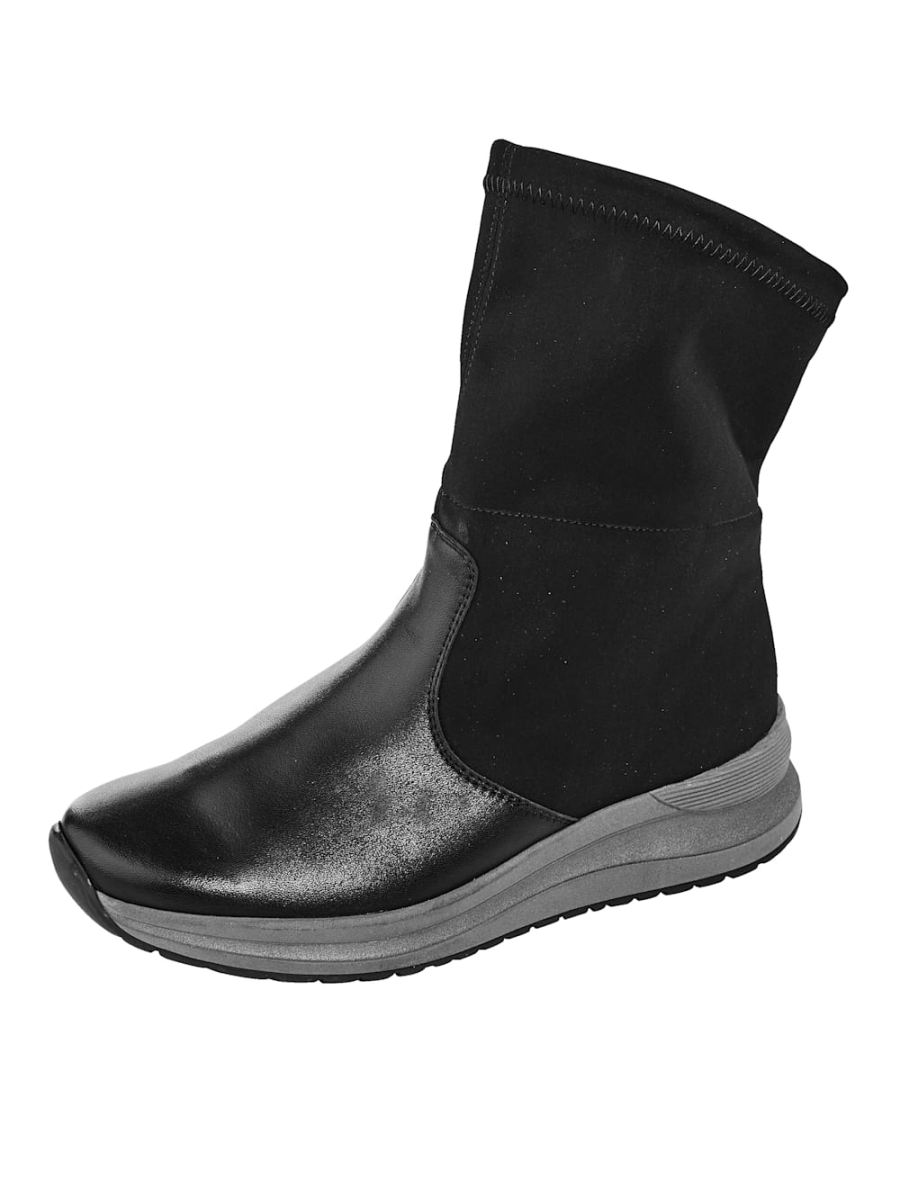 Vamos | Fur Damen Stiefelette - Schwarz