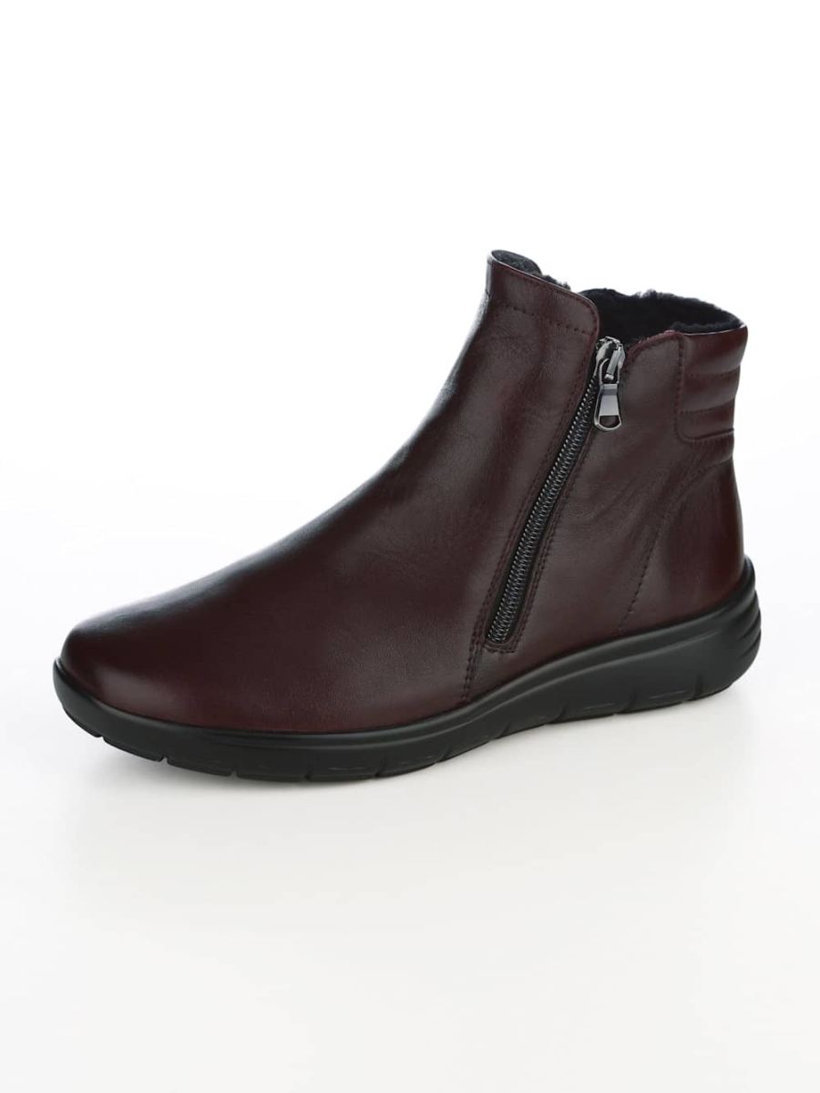 Vamos | Fur Damen Stiefelette - Bordeaux