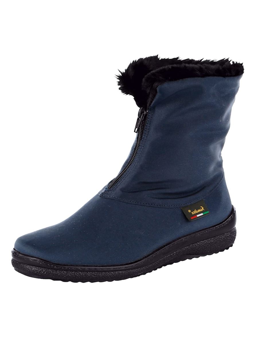 Vamos | Fur Damen Stiefelette mit Tex-Funktion - Blau