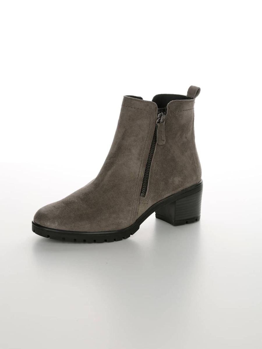 Vamos | Fur Damen Stiefelette - Taupe