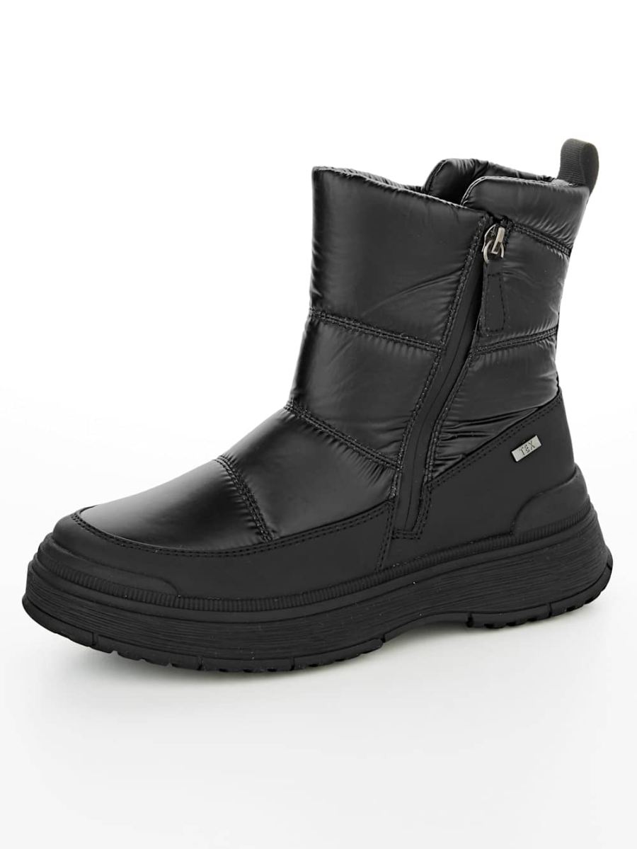 Vamos | Fur Damen Snowboot in Perlmutoptik - Schwarz