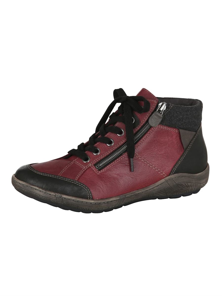 Vamos | Fur Damen Stiefelette - Bordeaux