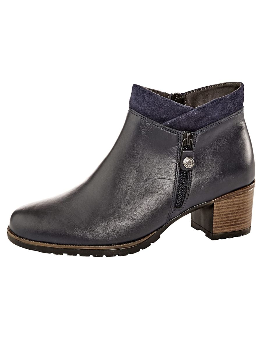 Vamos | Fur Damen Stiefelette - Dunkelblau