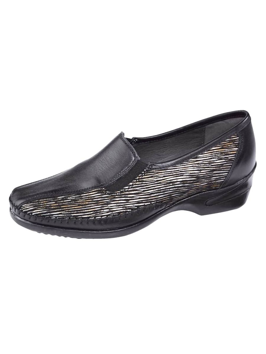 Vamos | Fur Damen Slipper - Schwarz