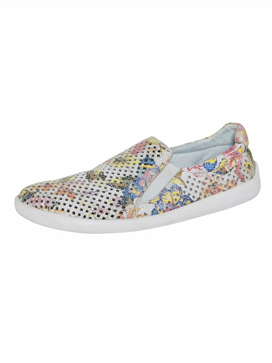 Vamos | Fur Damen Slipper mit sommerlicher Lochung - Multicolor