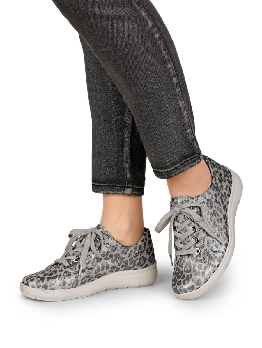 Vamos | Fur Damen Schnurschuh mit Shock-Absorber - Grau