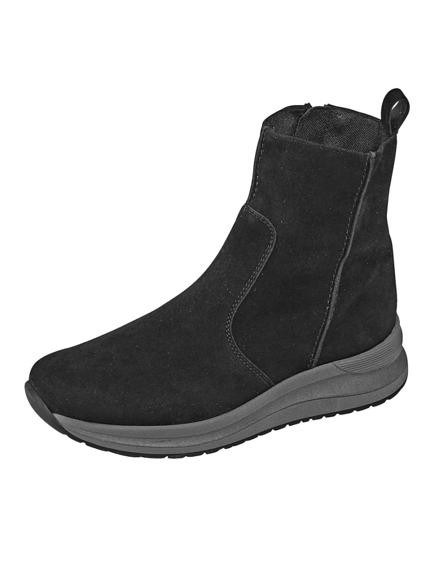 Vamos | Fur Damen Stiefelette - Schwarz