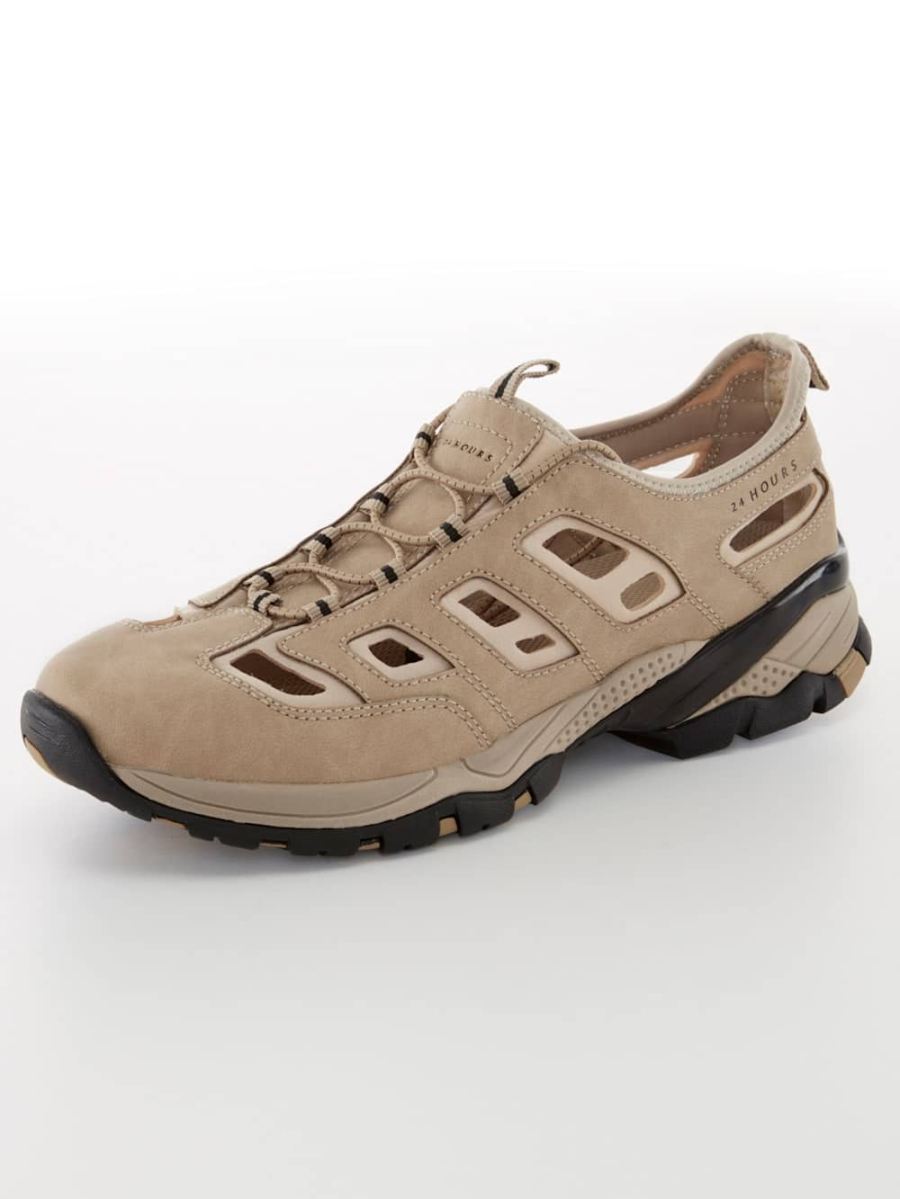 Vamos | Fur Herren Trekkingsandale mit COOLMAX? Textilfutter - Beige