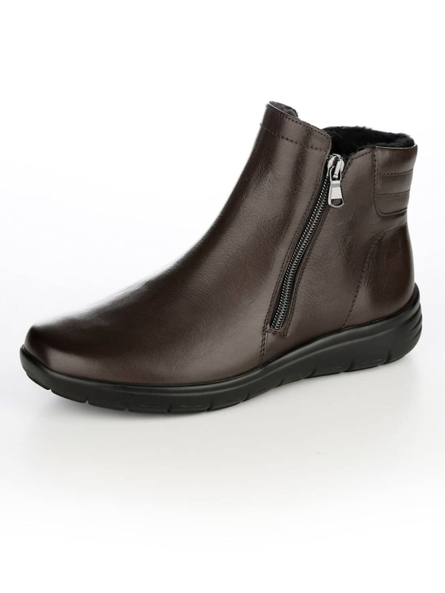 Vamos | Fur Damen Stiefelette - Braun