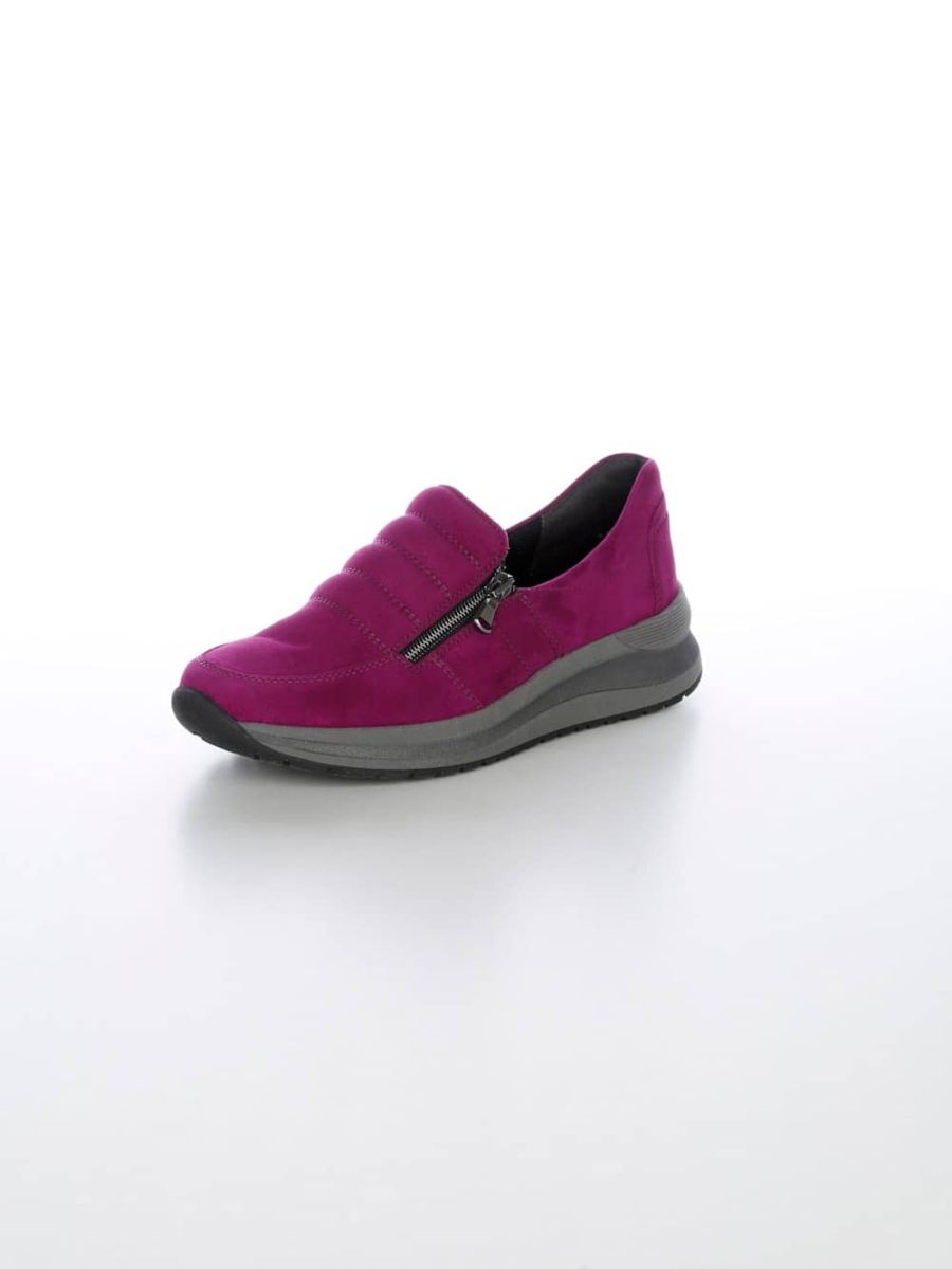 Vamos | Fur Damen Slipper mit Shock-Absorber - Magenta